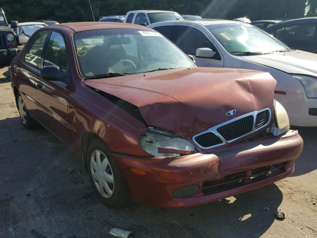 KLATA52691B679255 - 2001 DAEWOO LANOS S RED photo 1