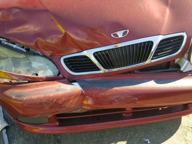 KLATA52691B679255 - 2001 DAEWOO LANOS S Rojo foto 9