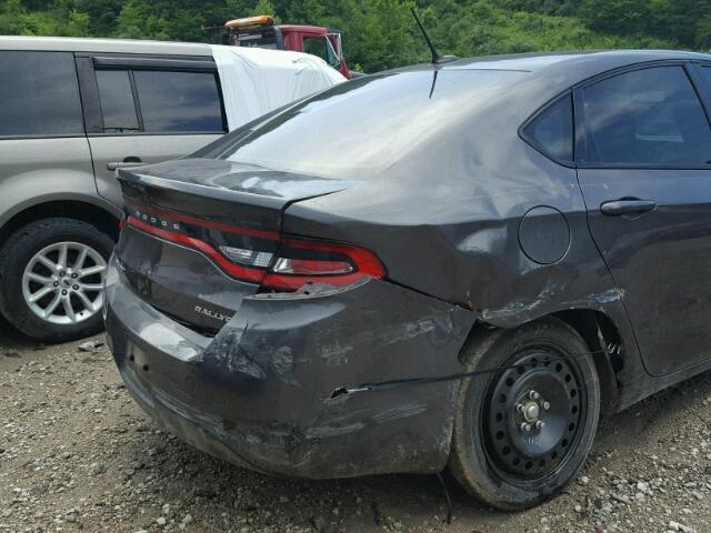 1C3CDFFA1GD818526 - 2016 DODGE DART SXT S GRAY photo 9