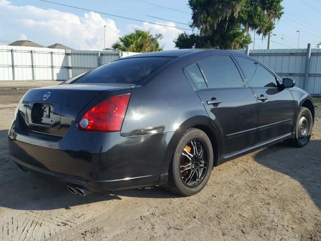 1N4BA41E07C802442 - 2007 NISSAN MAXIMA SE BLACK photo 4