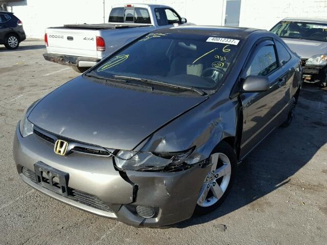 2HGFG11837H584109 - 2007 HONDA CIVIC EX CHARCOAL photo 2