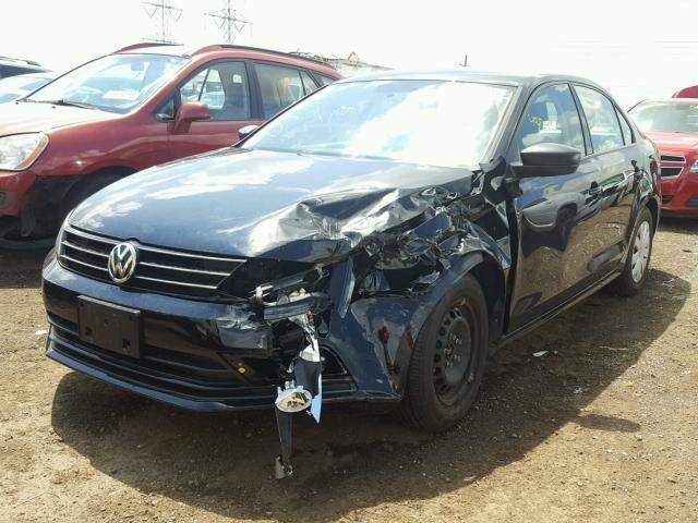 3VW2K7AJ9FM294679 - 2015 VOLKSWAGEN JETTA BASE 黑色 照片 2