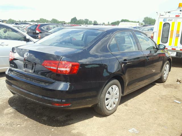 3VW2K7AJ9FM294679 - 2015 VOLKSWAGEN JETTA BASE 黑色 照片 4