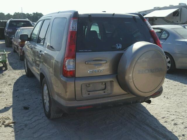 JHLRD78935C008920 - 2005 HONDA CR-V SE GOLD photo 3