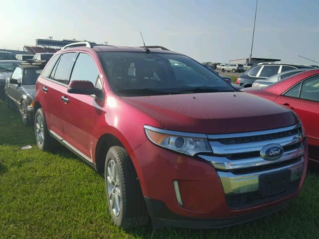 2FMDK3JC4BBB07359 - 2011 FORD EDGE SEL RED photo 1