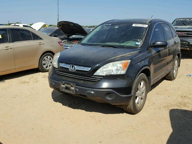 5J6RE38739L035682 - 2009 HONDA CR-V BLACK photo 2