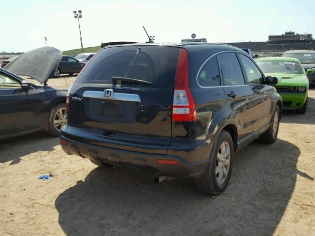 5J6RE38739L035682 - 2009 HONDA CR-V BLACK photo 4