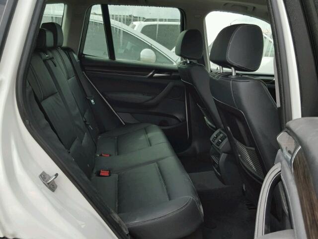 5UXWZ7C59G0R31931 - 2016 BMW X3 WHITE photo 6