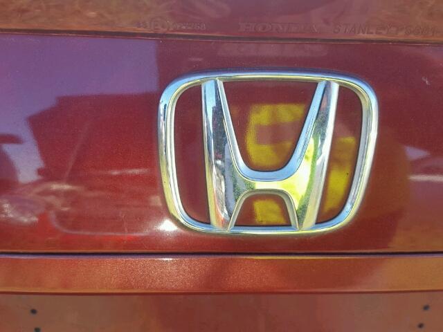 1HGCM56837A085546 - 2007 HONDA ACCORD EX RED photo 9