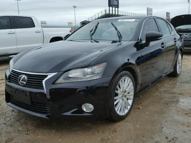 JTHBE1BLXD5014311 - 2013 LEXUS GS BLACK photo 2