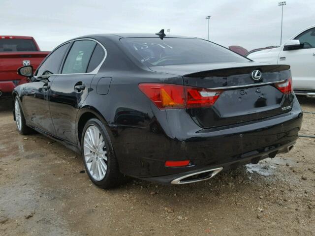 JTHBE1BLXD5014311 - 2013 LEXUS GS BLACK photo 3