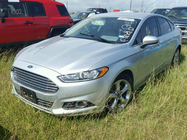 3FA6P0G78GR301995 - 2016 FORD FUSION SILVER photo 2