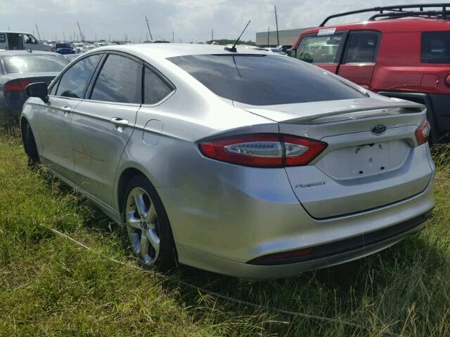 3FA6P0G78GR301995 - 2016 FORD FUSION SILVER photo 3