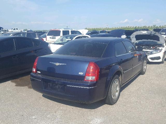 2C3KA53G16H125514 - 2006 CHRYSLER 300 BLUE photo 4