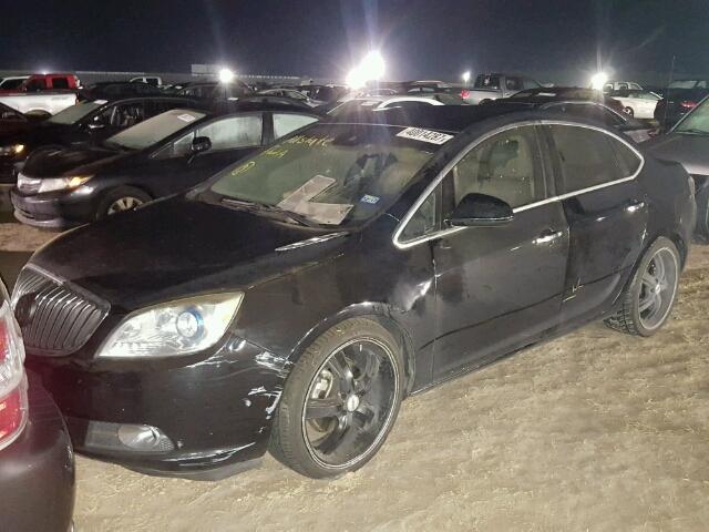 1G4PP5SK7C4128945 - 2012 BUICK VERANO BLACK photo 2