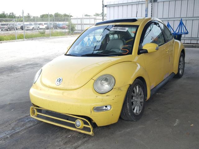 3VWCK31C45M409430 - 2005 VOLKSWAGEN NEW BEETLE ყვითელი ფოტო 2