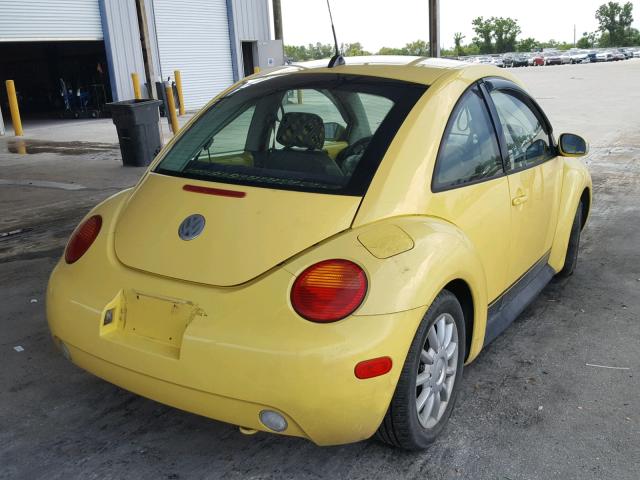 3VWCK31C45M409430 - 2005 VOLKSWAGEN NEW BEETLE ყვითელი ფოტო 4