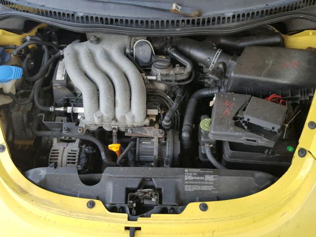3VWCK31C45M409430 - 2005 VOLKSWAGEN NEW BEETLE ყვითელი ფოტო 7