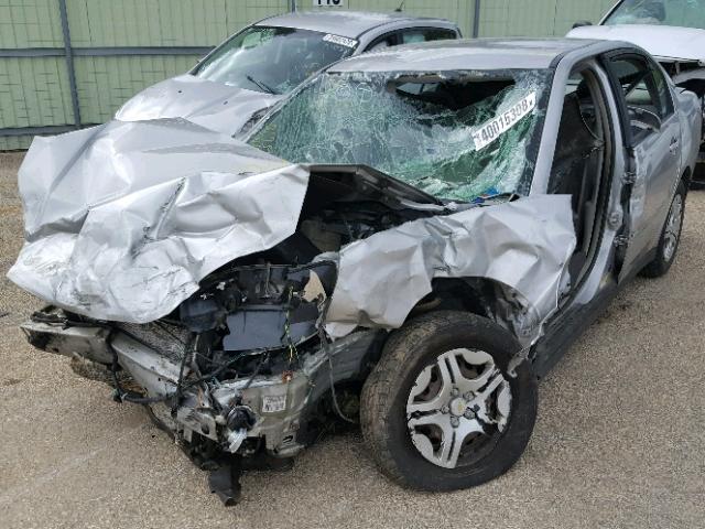 1G1ZS58F07F163965 - 2007 CHEVROLET MALIBU LS ვერცხლისფერი ფოტო 2