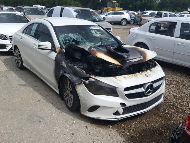 WDDSJ4GB5HN494915 - 2017 MERCEDES-BENZ CLA 250 4M WHITE photo 1