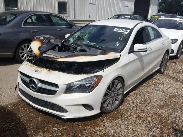 WDDSJ4GB5HN494915 - 2017 MERCEDES-BENZ CLA 250 4M WHITE photo 2