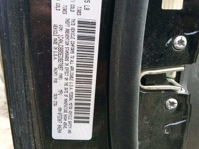 1C4NJDBB5ED927097 - 2014 JEEP COMPASS SP 黑色 照片 10