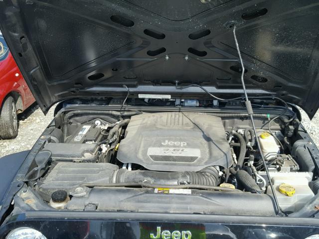 1C4AJWAG9CL197205 - 2012 JEEP WRANGLER S BLACK photo 7