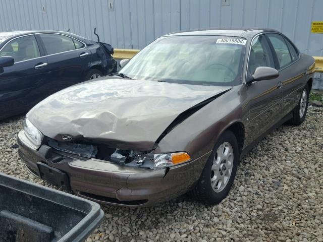 1G3WS52H81F135813 - 2001 OLDSMOBILE INTRIGUE G BROWN photo 2