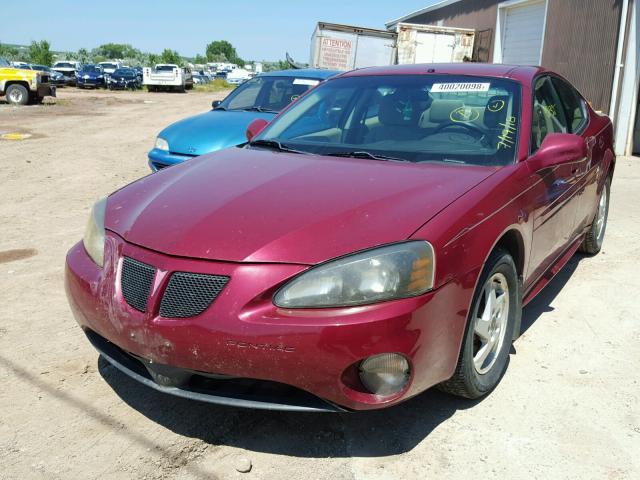 2G2WP522541258692 - 2004 PONTIAC GRAND PRIX MAROON photo 2