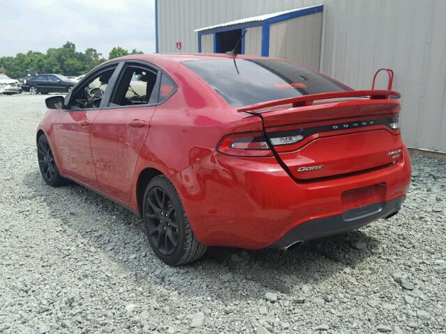 1C3CDFBB5ED719736 - 2014 DODGE DART SXT RED photo 3