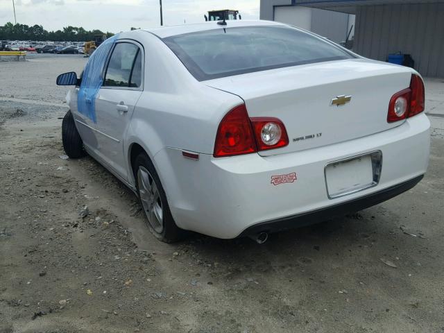 1G1ZC5EB7AF243138 - 2010 CHEVROLET MALIBU 1LT WHITE photo 3
