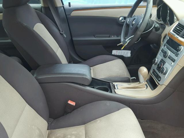 1G1ZC5EB7AF243138 - 2010 CHEVROLET MALIBU 1LT WHITE photo 5