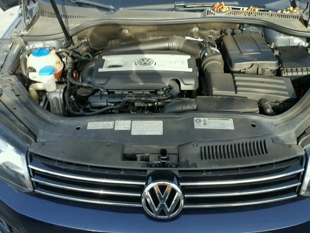 WVWBW7AH2CV003557 - 2012 VOLKSWAGEN EOS KOMFOR ლურჯი ფოტო 7