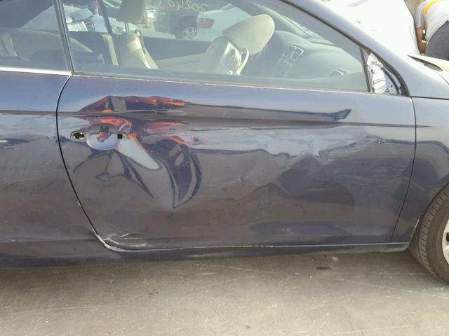 WVWBW7AH2CV003557 - 2012 VOLKSWAGEN EOS KOMFOR ლურჯი ფოტო 9