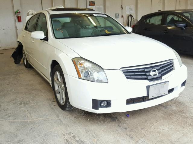 1N4BA41E67C851418 - 2007 NISSAN MAXIMA SE WHITE photo 1