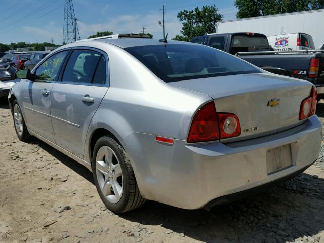 1G1ZB5E17BF249730 - 2011 CHEVROLET MALIBU LS ვერცხლისფერი ფოტო 3