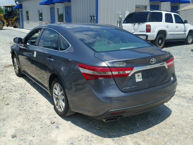 4T1BK1EBXDU007079 - 2013 TOYOTA AVALON BAS GRAY photo 3