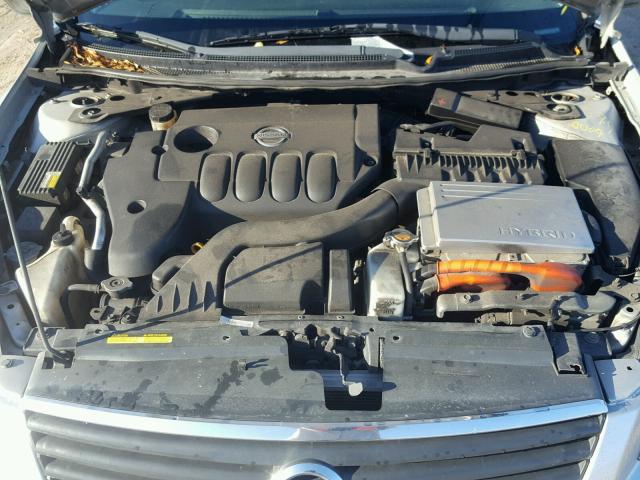 1N4CL21E39C192042 - 2009 NISSAN ALTIMA HYB GRAY photo 7