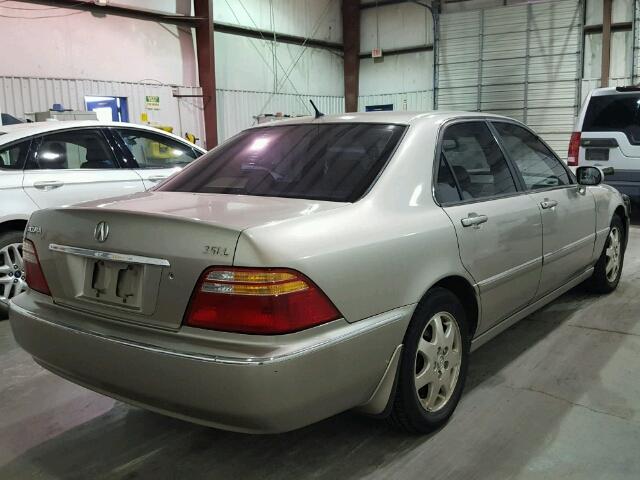 JH4KA96502C010458 - 2002 ACURA 3.5RL TAN photo 4