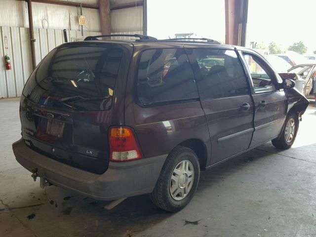 2FMZA5141YBA48647 - 2000 FORD WINDSTAR L MAROON photo 4