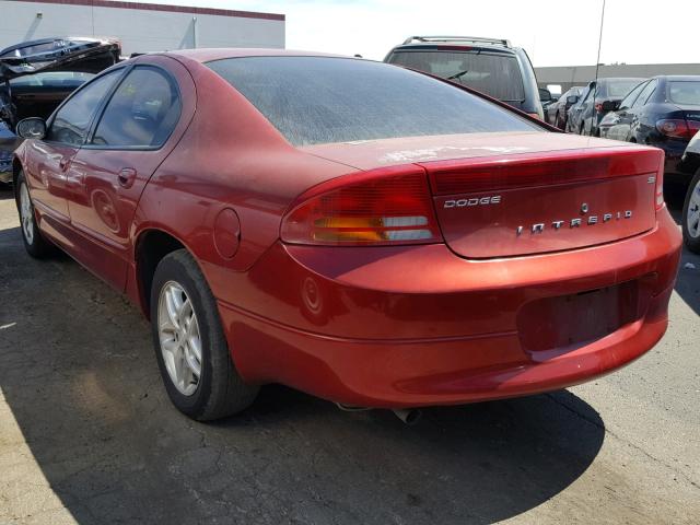 2B3HD46RX2H187574 - 2002 DODGE INTREPID S RED photo 3