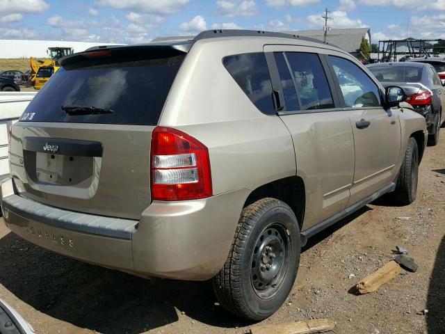 1J4FT47A59D219530 - 2009 JEEP COMPASS SP GOLD photo 4
