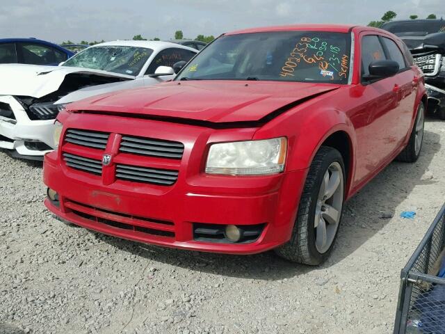 2D4FV47TX8H130462 - 2008 DODGE MAGNUM RED photo 2