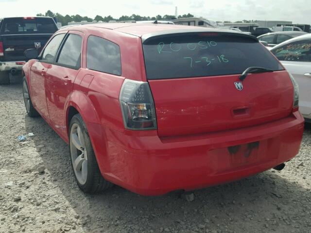 2D4FV47TX8H130462 - 2008 DODGE MAGNUM RED photo 3