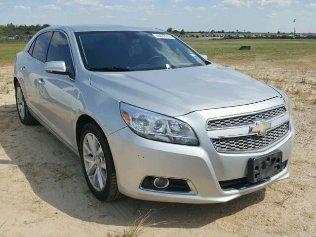 1G11H5SA8DF309579 - 2013 CHEVROLET MALIBU SILVER photo 1