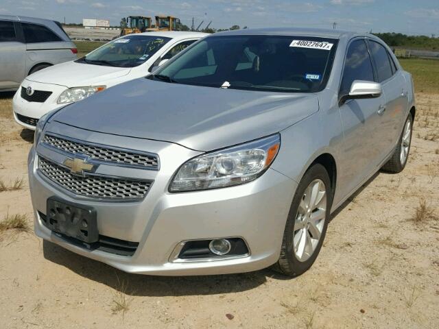 1G11H5SA8DF309579 - 2013 CHEVROLET MALIBU SILVER photo 2