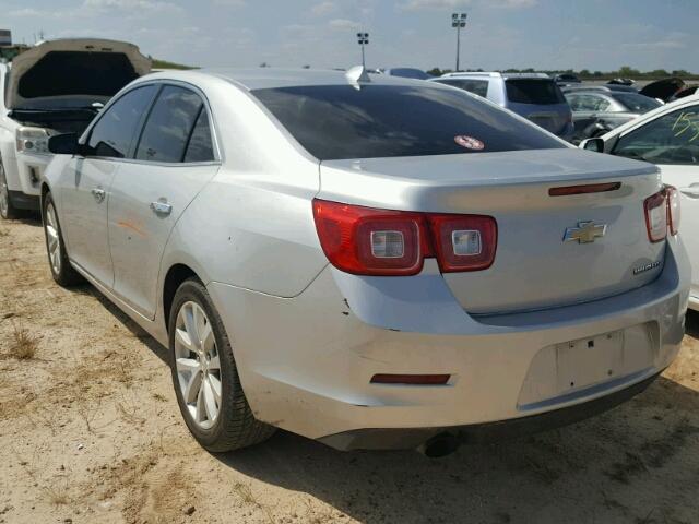 1G11H5SA8DF309579 - 2013 CHEVROLET MALIBU SILVER photo 3