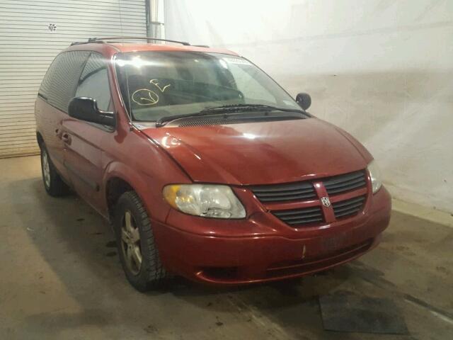 1D4GP45RX6B743340 - 2006 DODGE CARAVAN SX RED photo 1