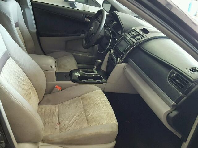 4T4BF1FK7CR160297 - 2012 TOYOTA CAMRY BASE BLACK photo 5