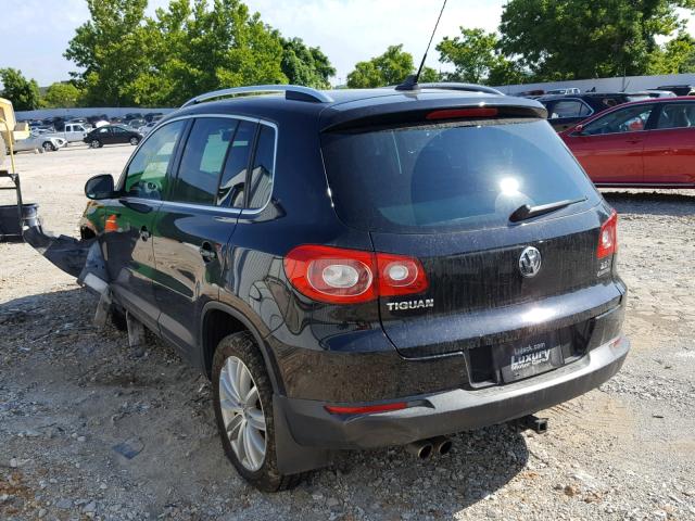 WVGBV75N29W543184 - 2009 VOLKSWAGEN TIGUAN SE 黑色 照片 3